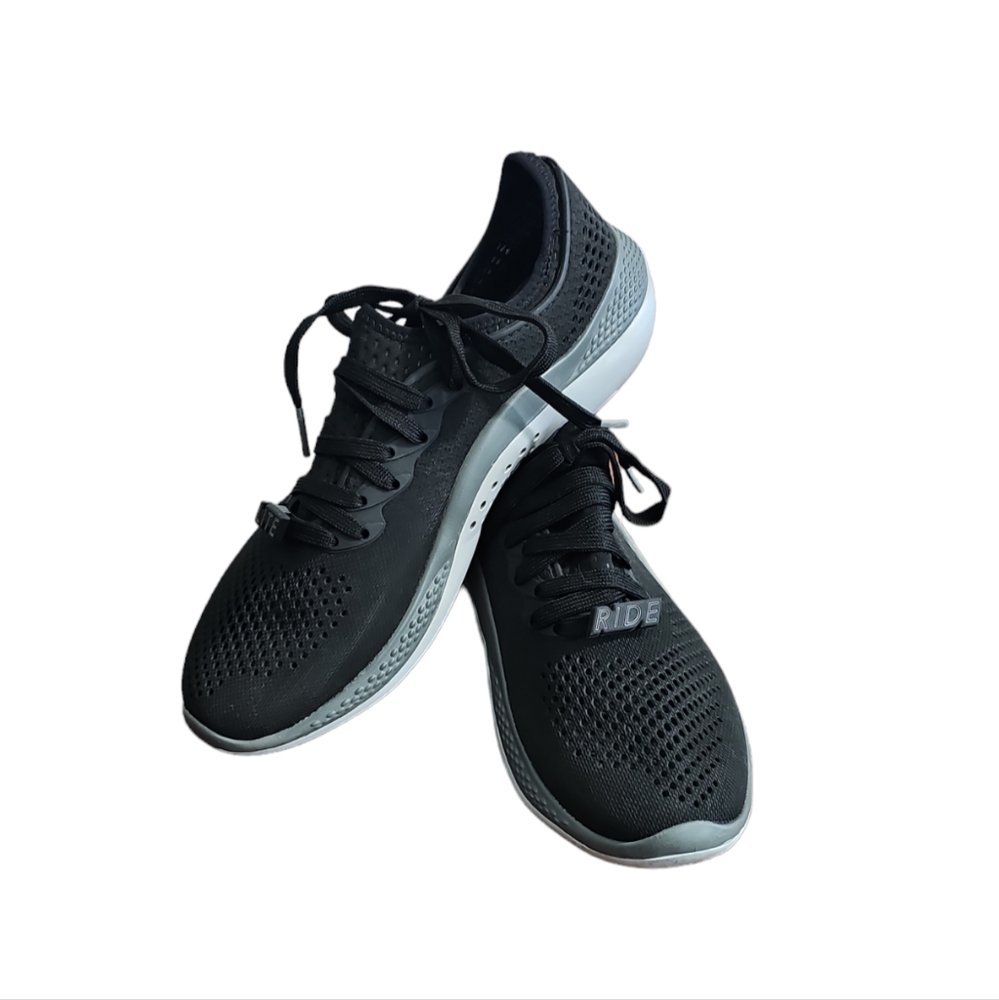 Crocs LiteRide Pacer Flexible Comfort Shoes Womens Size 10W Gray